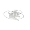 Ventilateur De Plafond Reality Umea Led Blanc, 1 Lumiere, Telecommandes