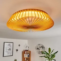 Ventilateur De Plafond Rivarotta Led Blanc, 1 Lumiere, Telecommandes