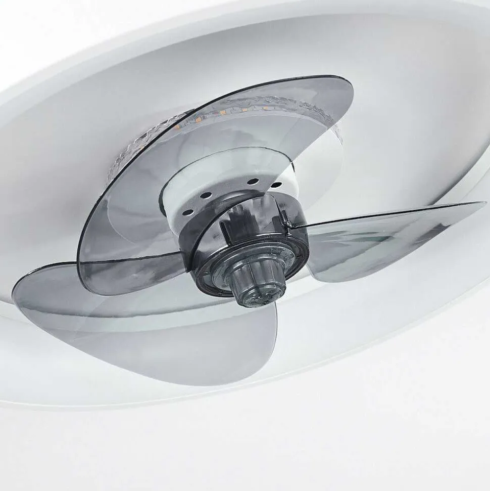 Ventilateur De Plafond Tirkkala Led Blanc, 1 Lumiere
