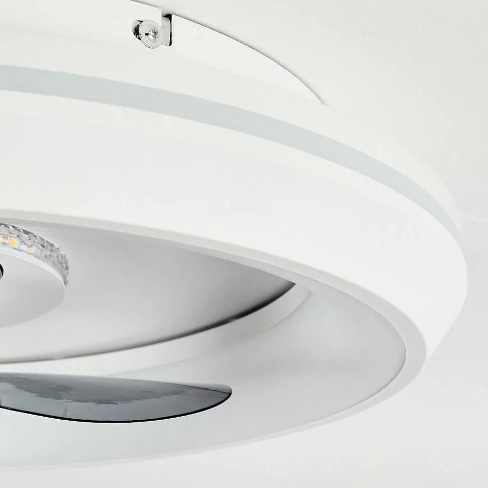 Ventilateur De Plafond Tirkkala Led Blanc, 1 Lumiere