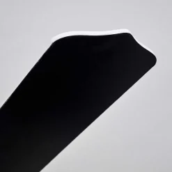 Ventilateur De Plafond Valletta Chrome, Noir, Blanc, 1 Lumiere