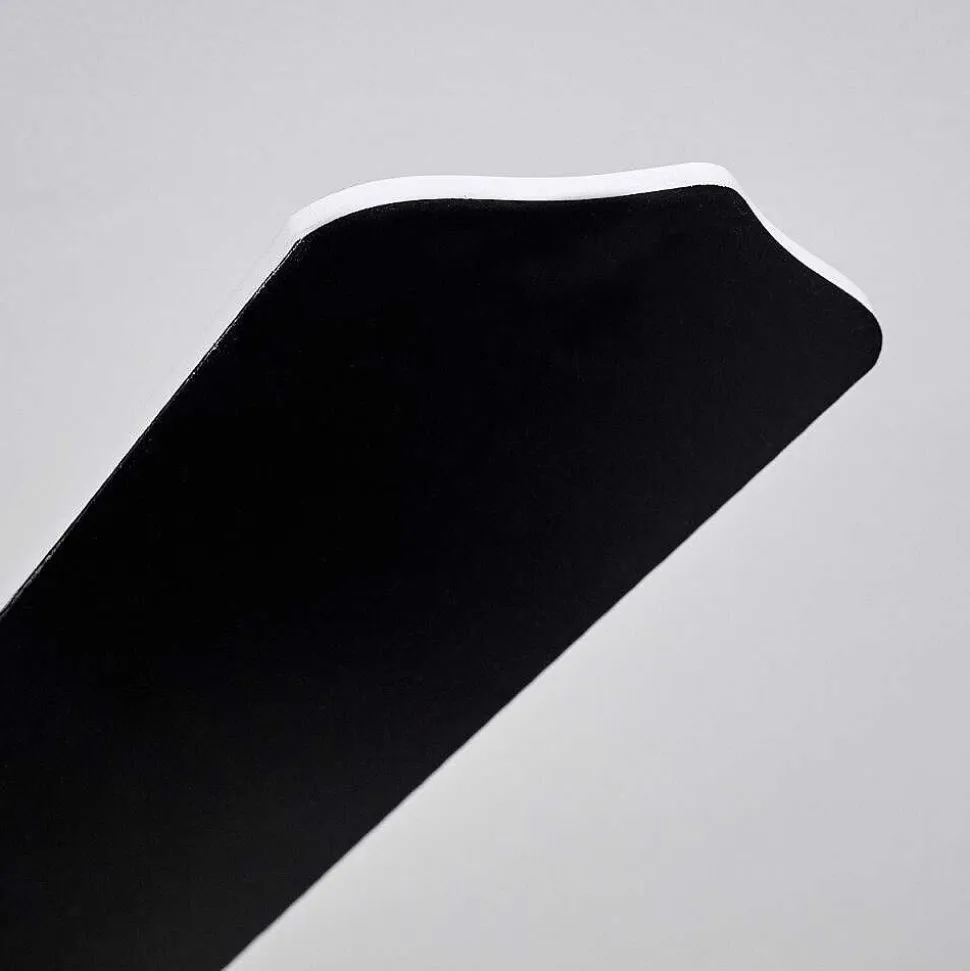 Ventilateur De Plafond Valletta Chrome, Noir, Blanc, 1 Lumiere