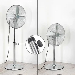 Ventilateur Mahon Chrome