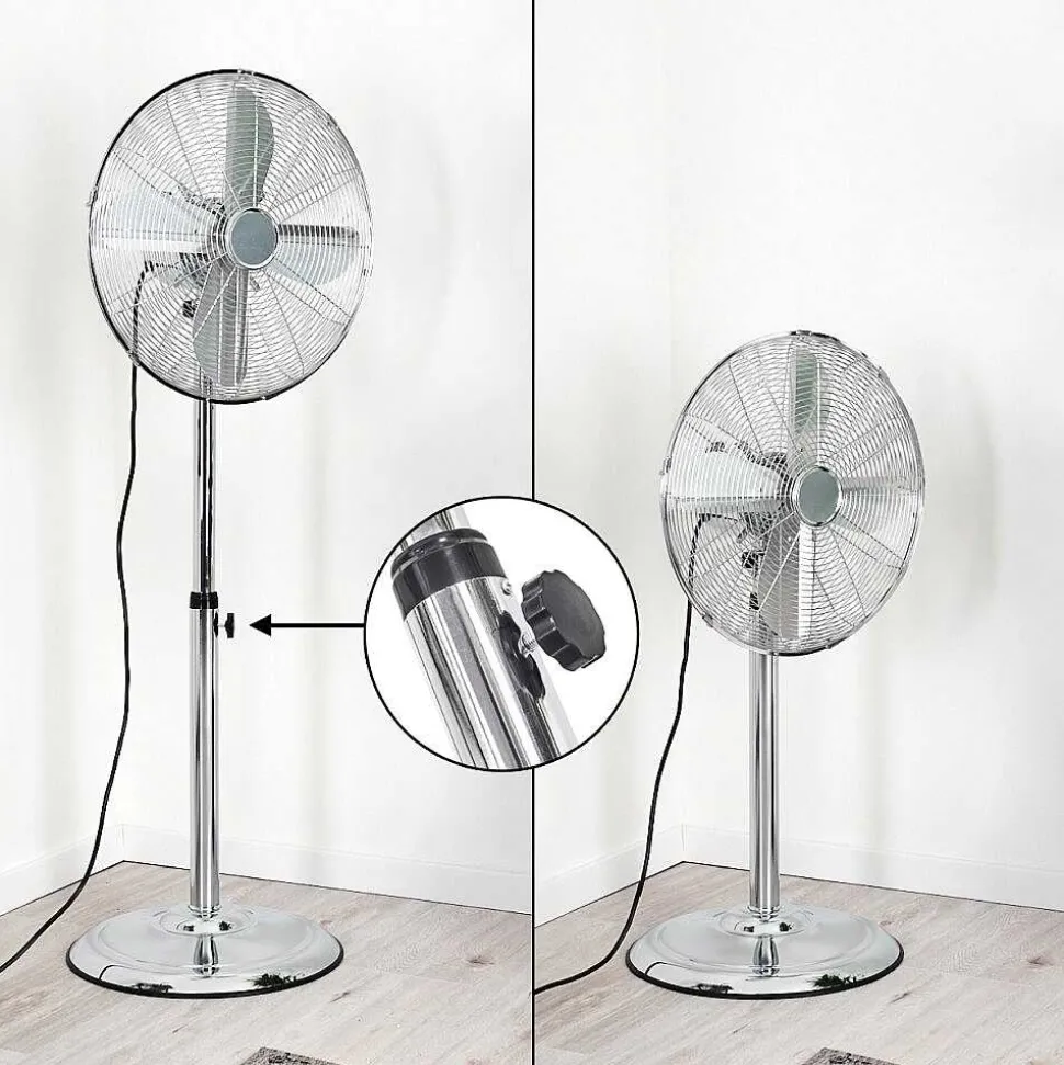 Ventilateur Mahon Chrome