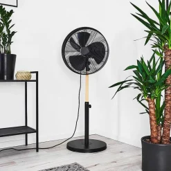 Ventilateur Markham Bois Clair, Noir