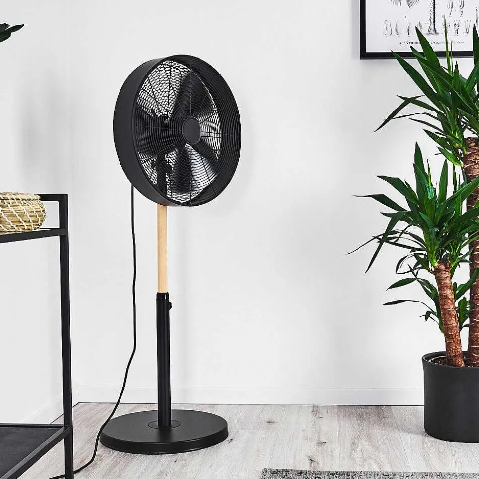 Ventilateur Markham Bois Clair, Noir