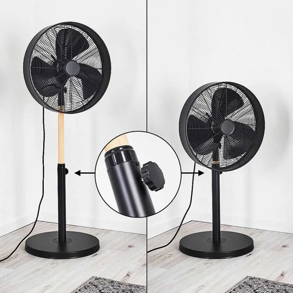 Ventilateur Markham Bois Clair, Noir