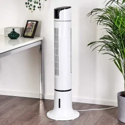 Ventilateur Urbino Tower Noir, Blanc, Telecommandes